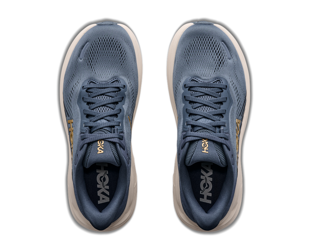 HOKA Clifton 11 Hombre Faded Navy / Slate Blue — vista medial