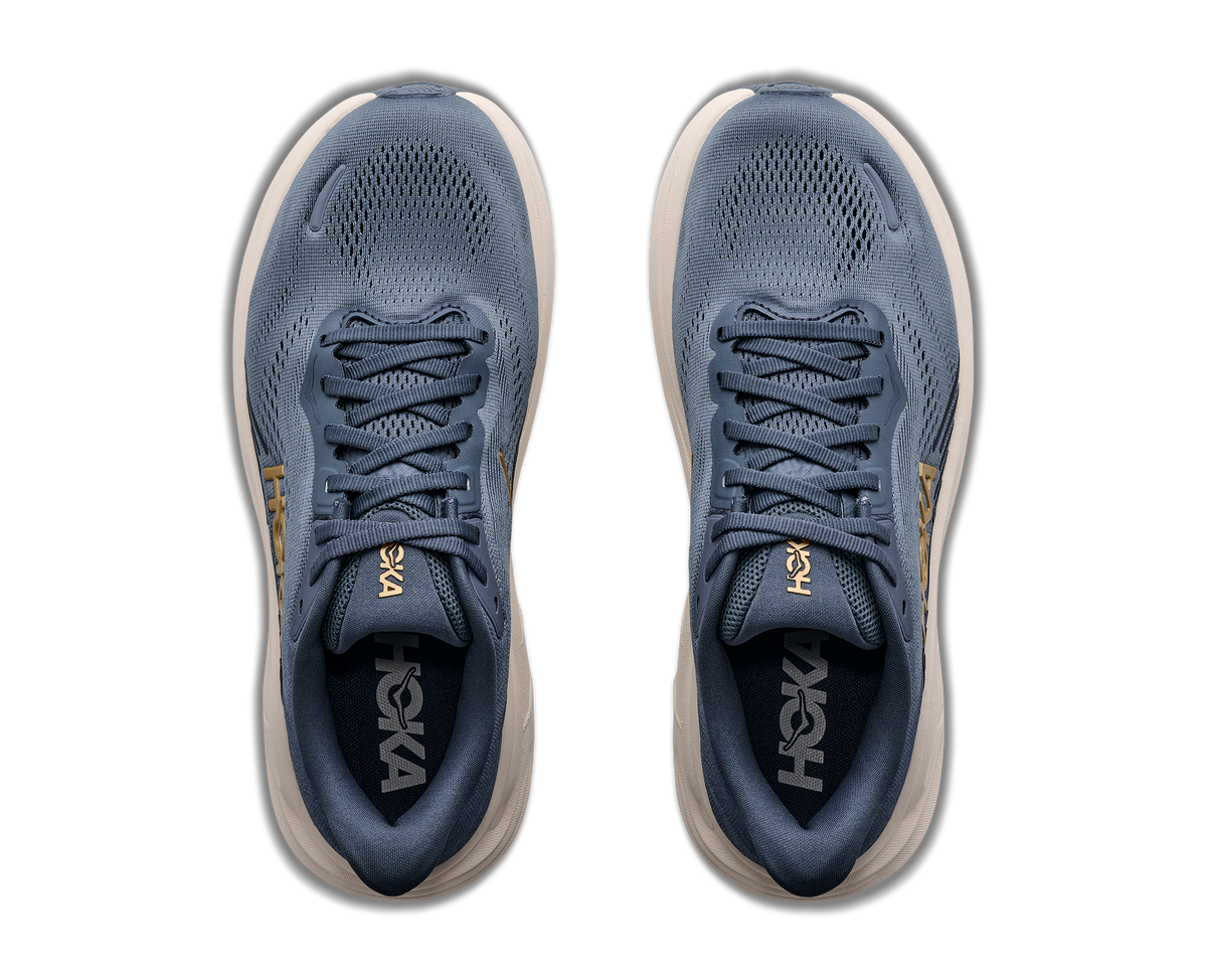 HOKA Clifton 11 Hombre Faded Navy / Slate Blue — vista medial