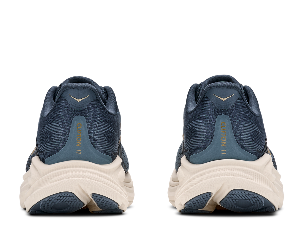 HOKA Clifton 11 Hombre Faded Navy / Slate Blue — vista superior