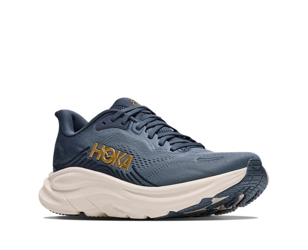 HOKA Clifton 11 Hombre Faded Navy / Slate Blue — vista trasera