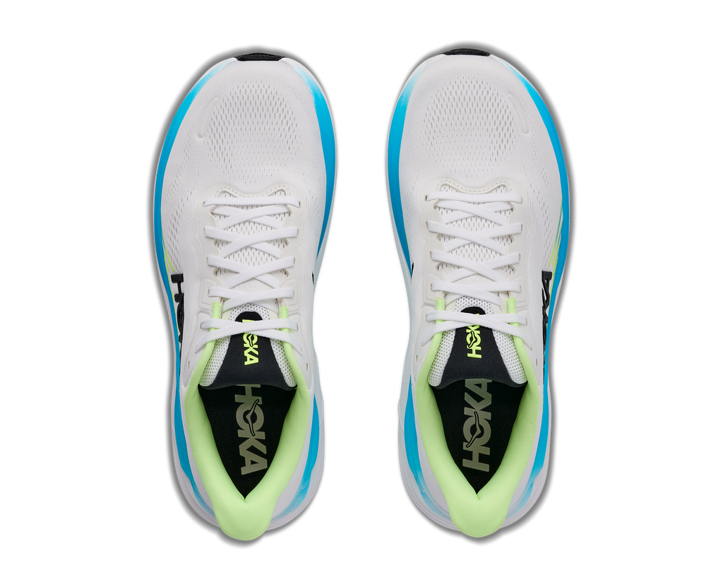 HOKA Clifton 11 Hombre Frost / Black — vista medial