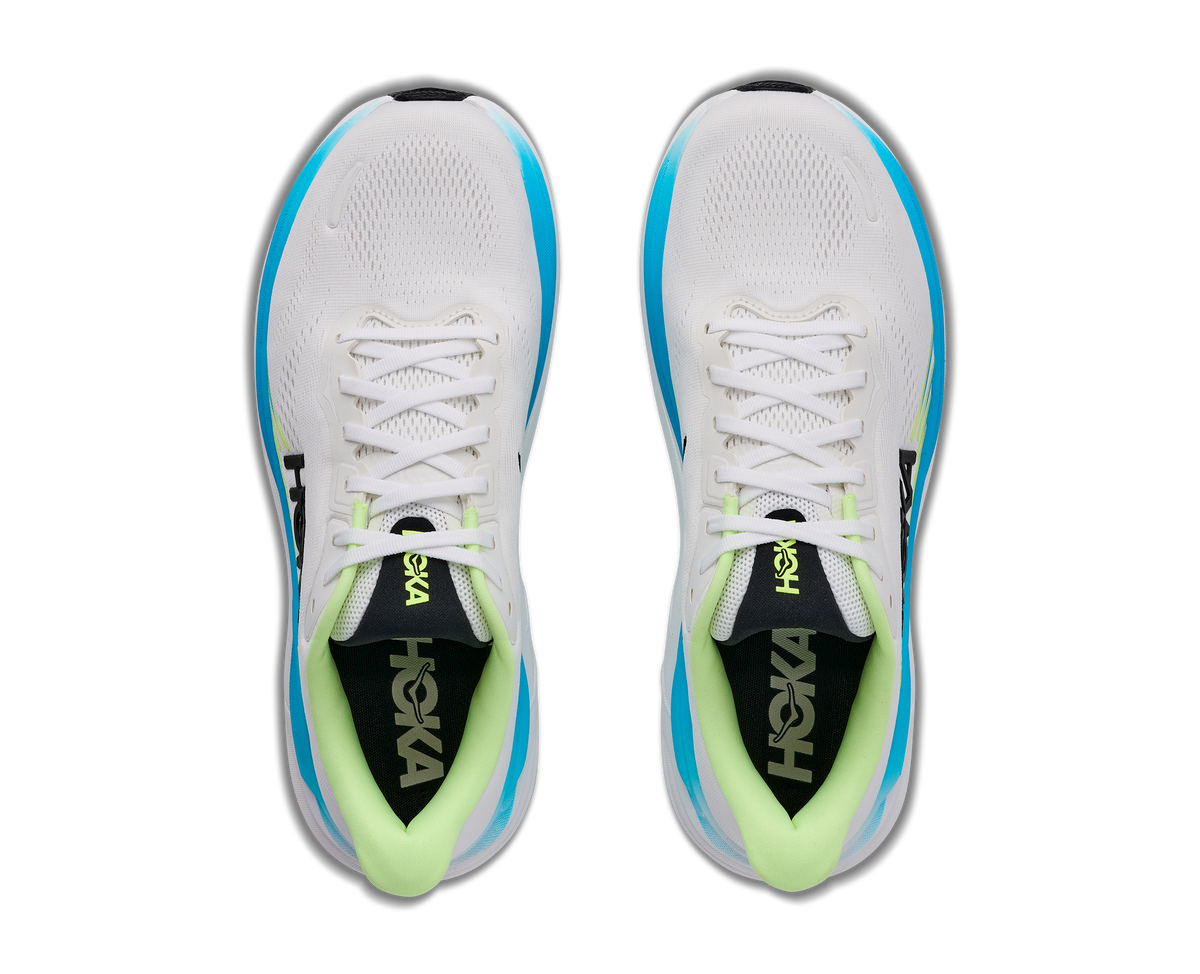 HOKA Clifton 11 Hombre Frost / Black — vista medial