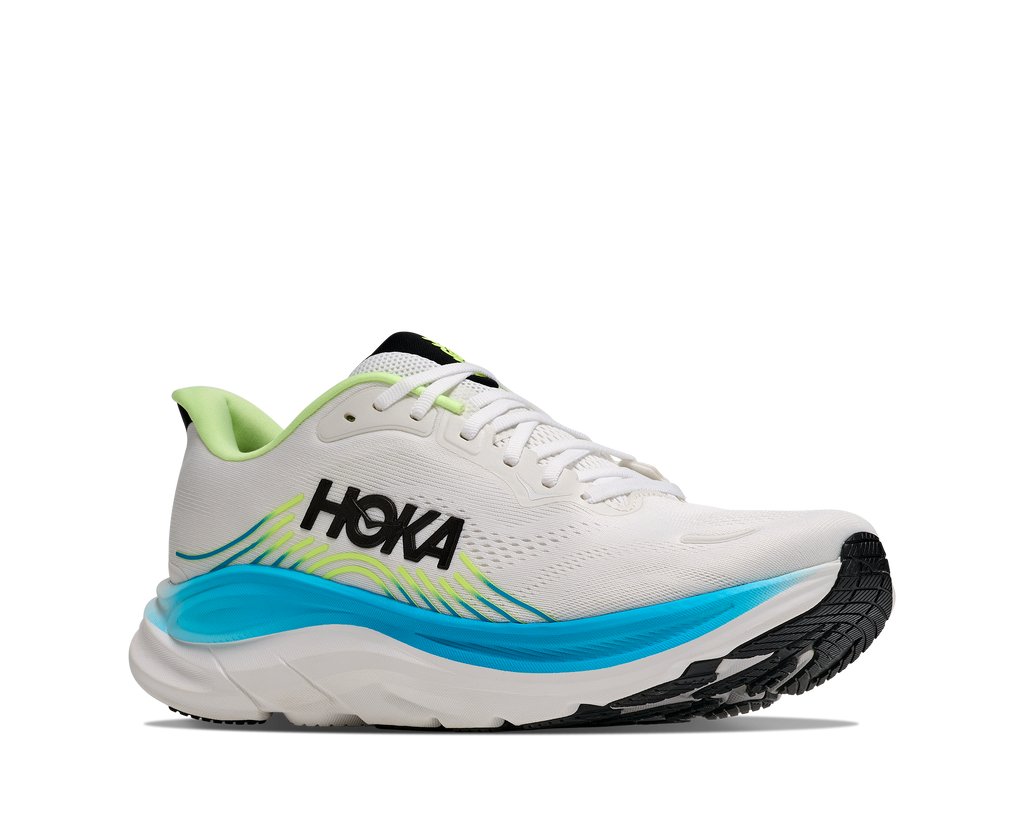 HOKA Clifton 11 Hombre Frost / Black — vista trasera