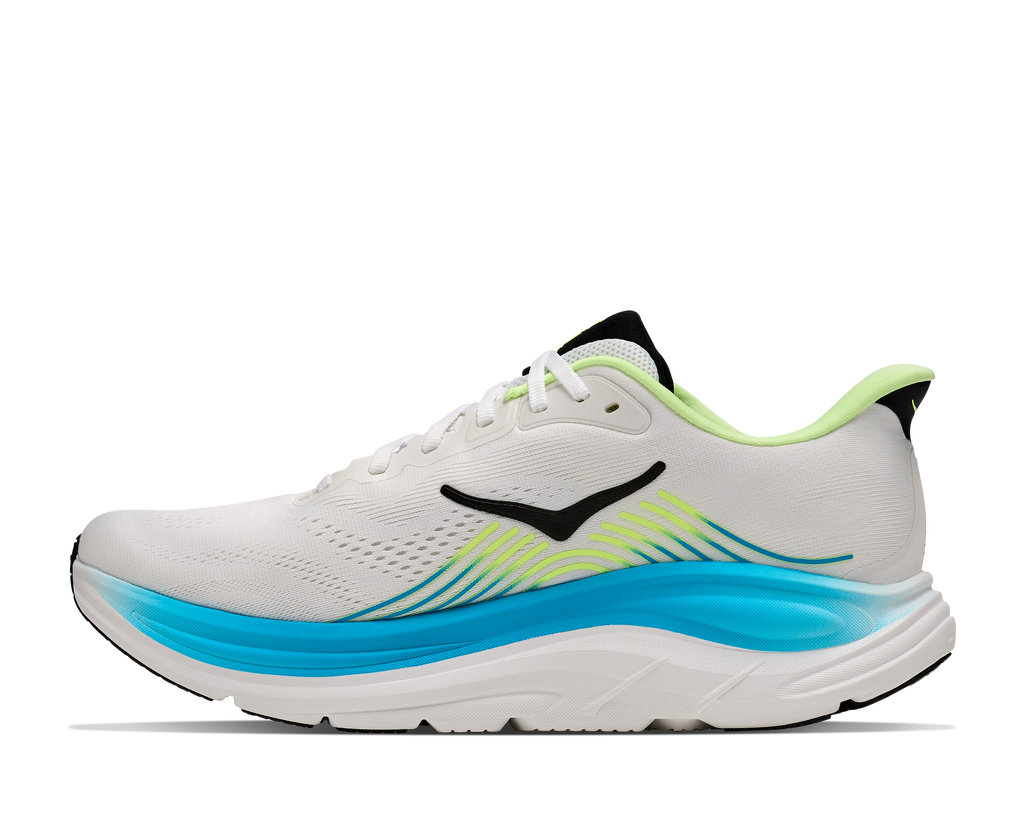 HOKA Clifton 11 Hombre Frost / Black — detalle