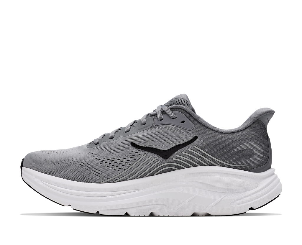 HOKA Clifton 11 Hombre Galactic Grey / Stellar Grey — detalle