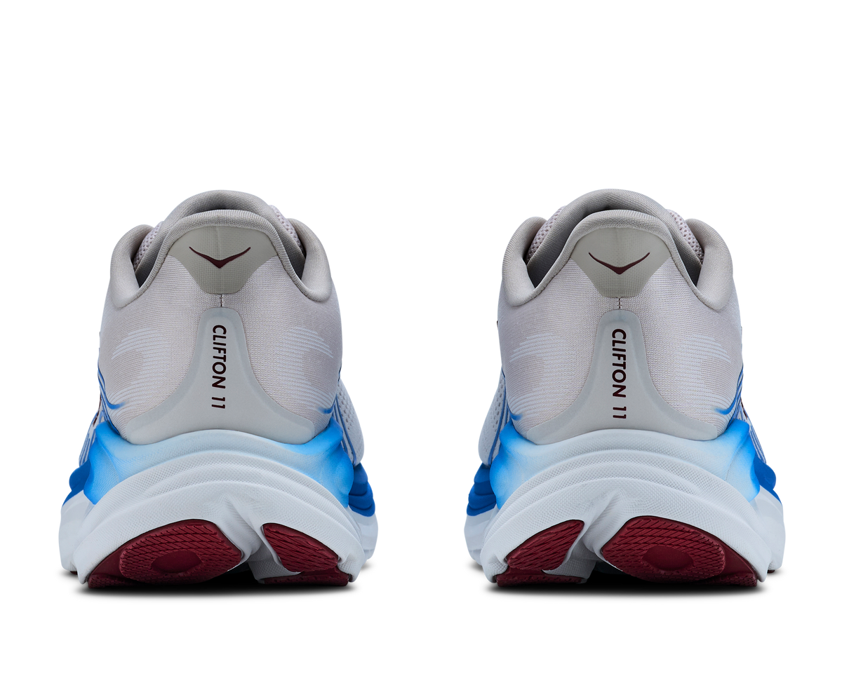 HOKA Clifton 11 Hombre Stucco / Grout — vista superior