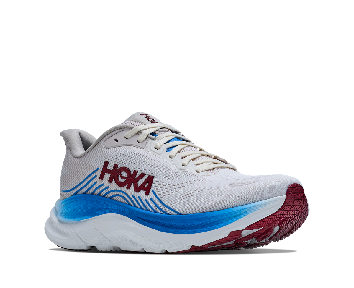 HOKA Clifton 11 Hombre Stucco / Grout — vista trasera