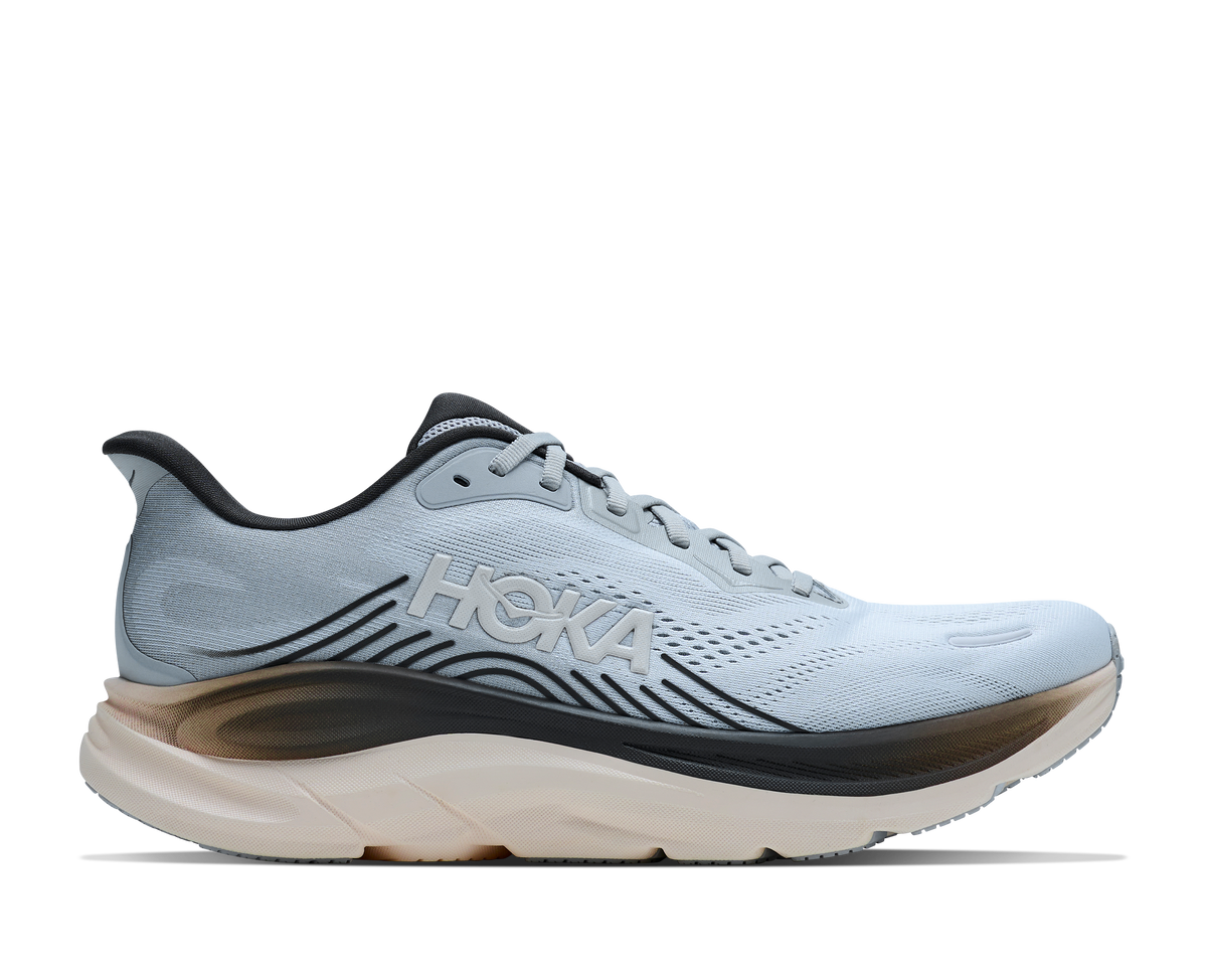 HOKA Clifton 11 Hombre Stardust / Alabaster — vista lateral