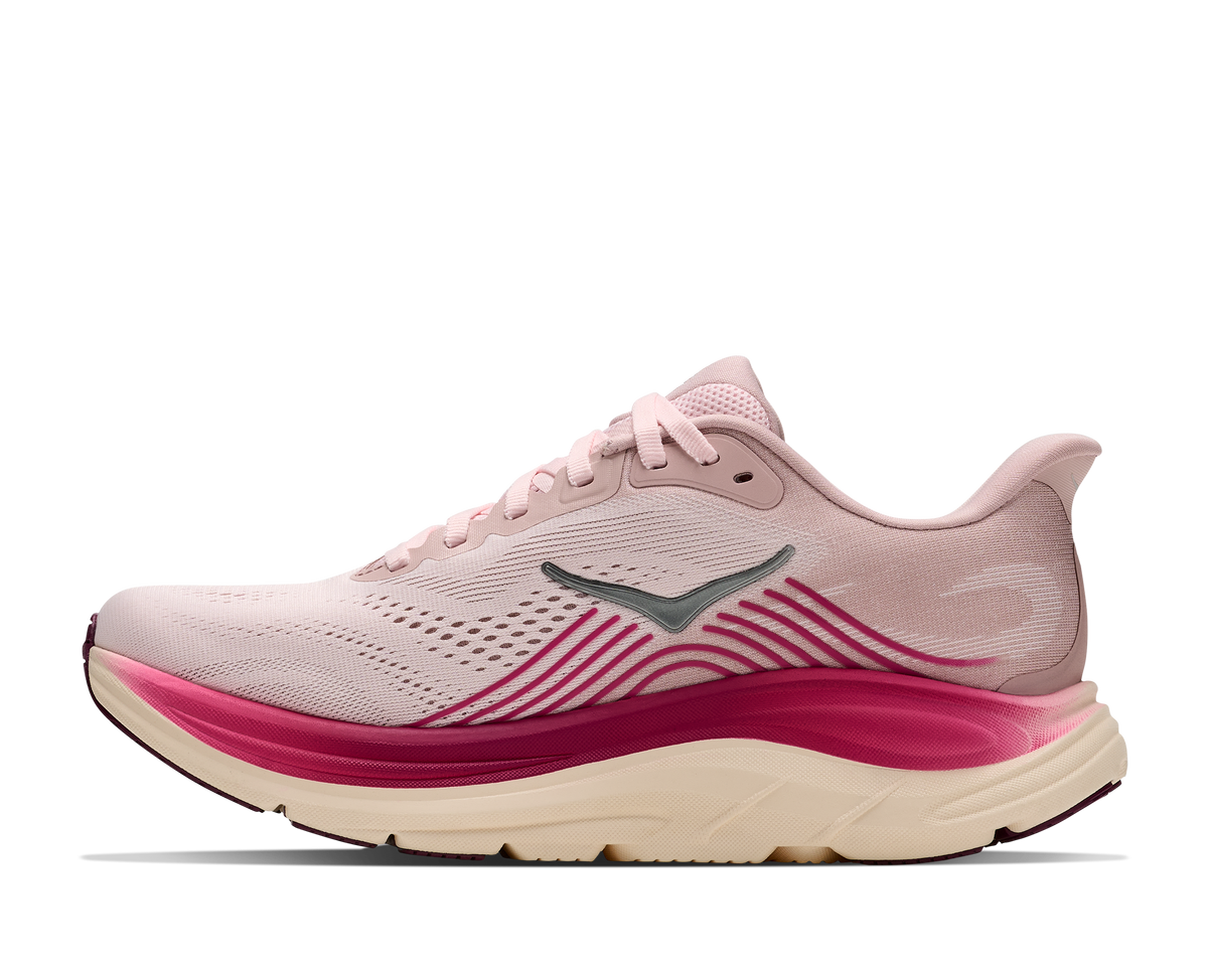 HOKA Clifton 11 Mujer Pink Opal / Alabaster — detalle