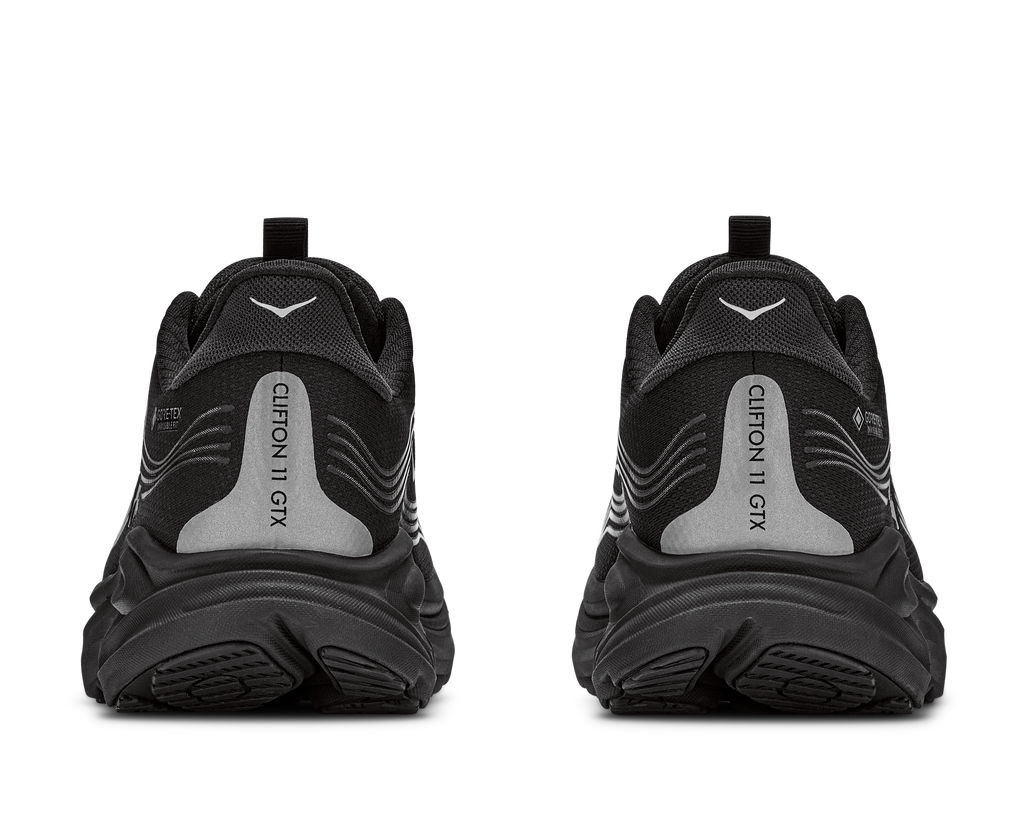 HOKA Clifton 11 GTX Hombre Black / Black — vista superior
