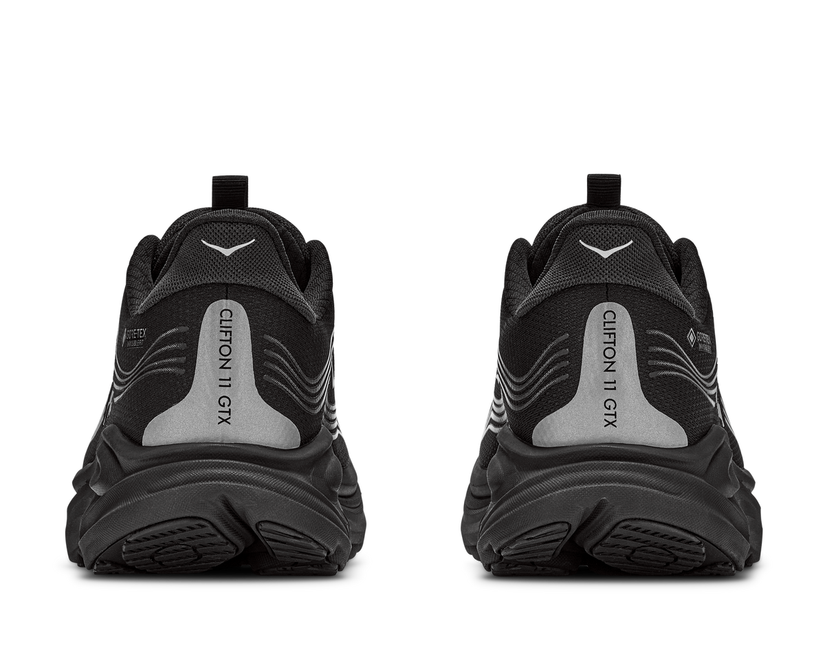 HOKA Clifton 11 GTX Hombre Black / Black — vista superior