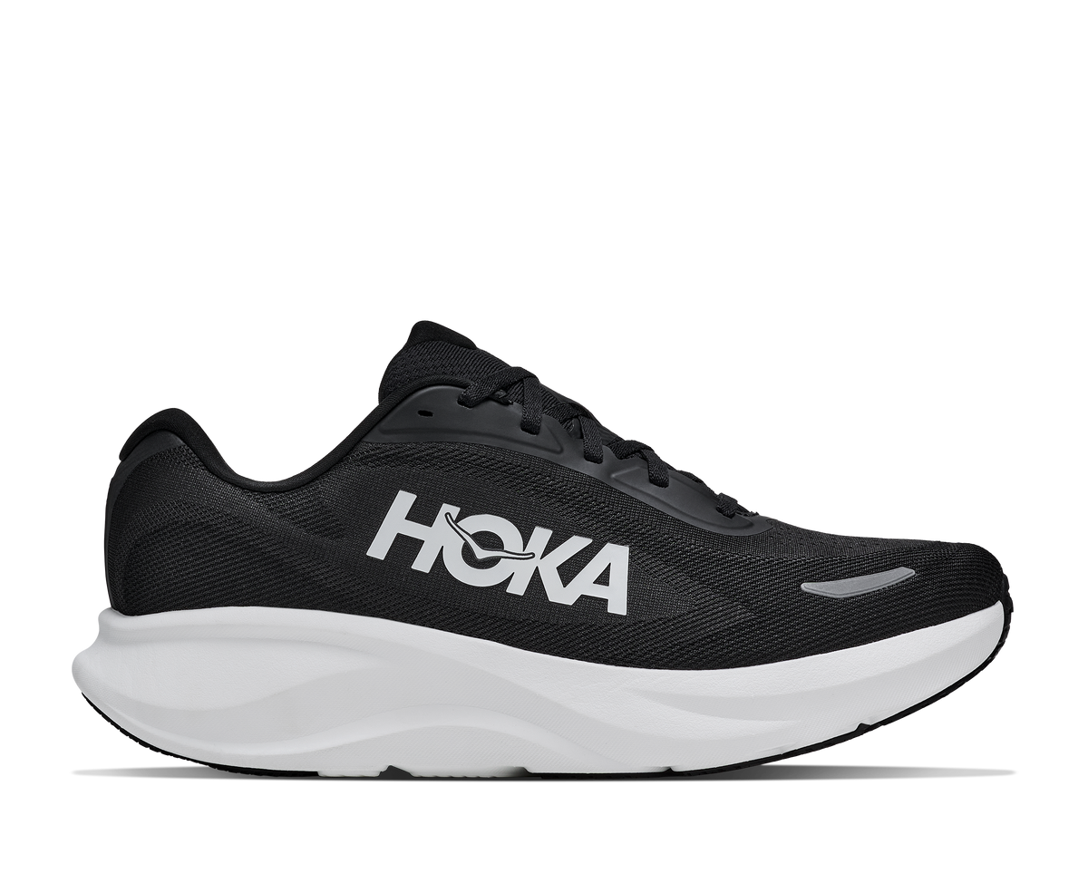 HOKA Rincon 5 Hombre Black / White — vista lateral