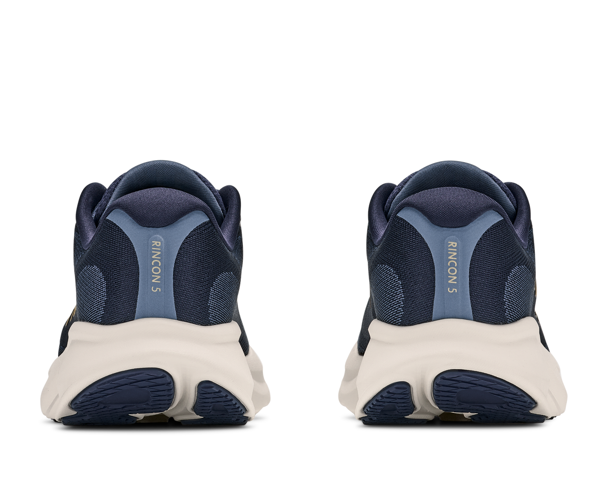 HOKA Rincon 5 Hombre Faded Navy / Gold — vista superior