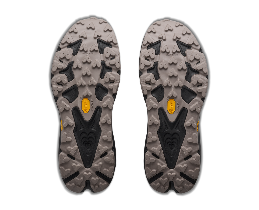 HOKA Speedgoat 7 Hike GTX Hombre Black / Pebble Grey — suela