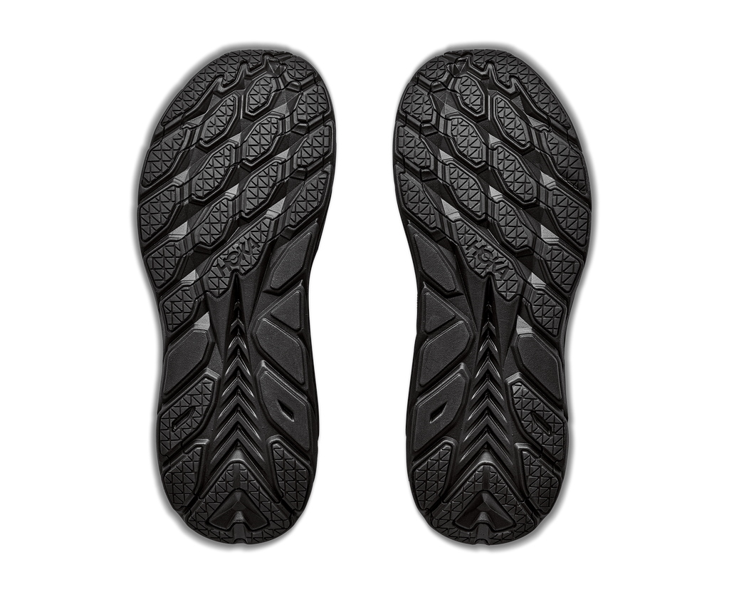 HOKA Clifton UTL Hombre Black / Black — suela