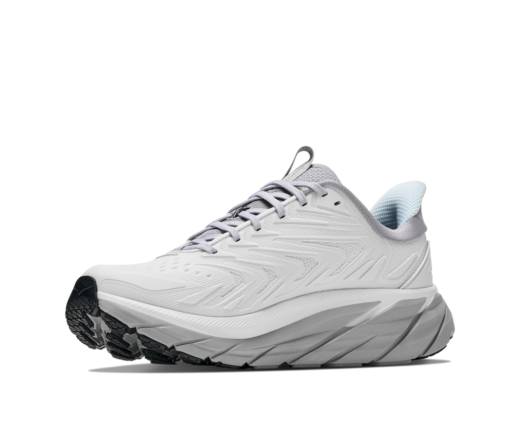 HOKA Clifton UTL Hombre Cosmic Grey / Stellar Grey — vista frontal