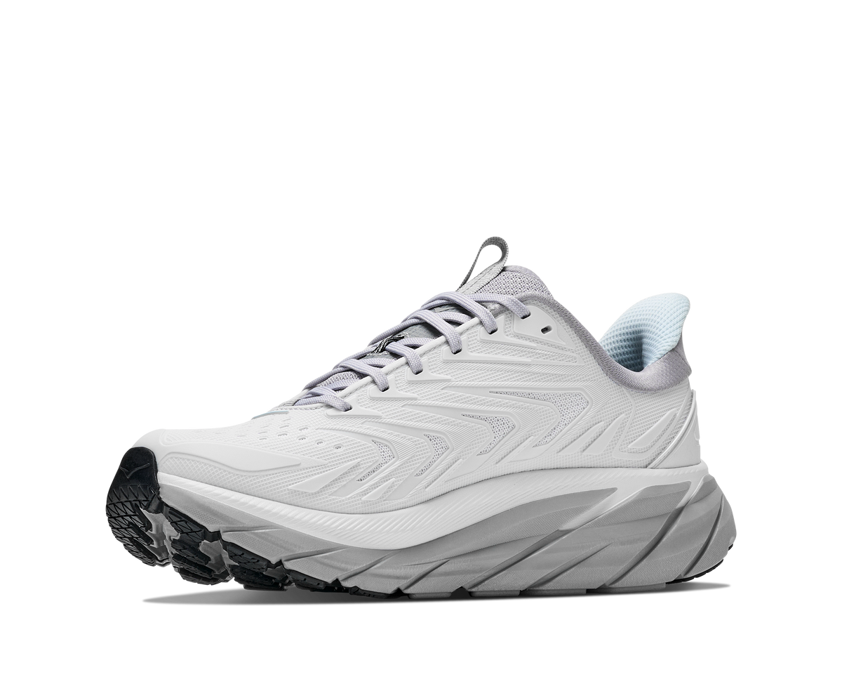 HOKA Clifton UTL Hombre Cosmic Grey / Stellar Grey — vista frontal