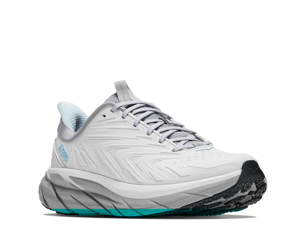 HOKA Clifton UTL Hombre Cosmic Grey / Stellar Grey — vista trasera