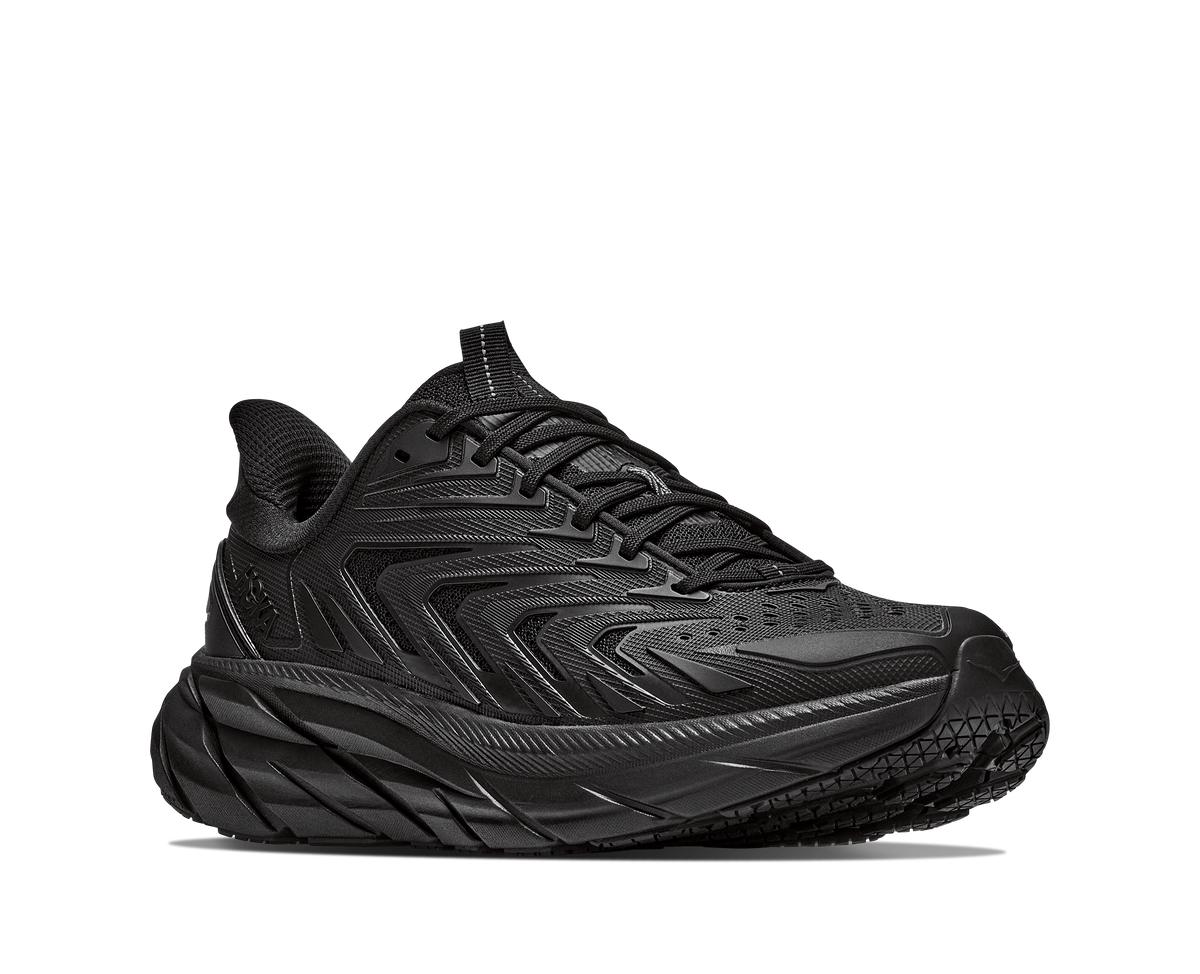 HOKA Clifton UTL Mujer Black / Black — vista trasera