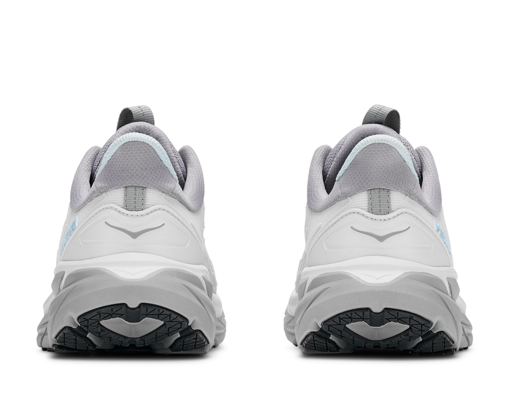HOKA Clifton UTL Mujer Cosmic Grey / Stellar Grey — vista superior
