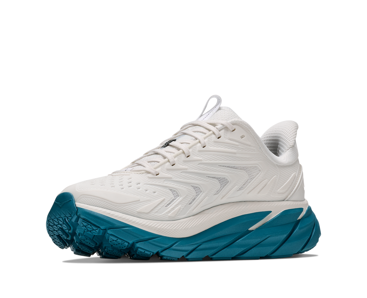 HOKA Clifton UTL Mujer Frost / Aurora Aqua — vista frontal