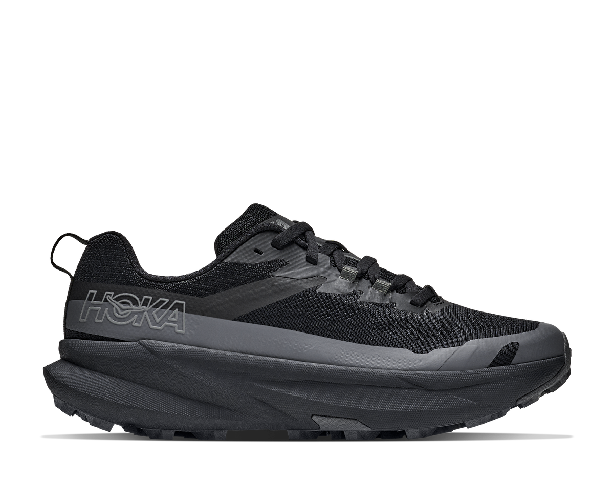 HOKA Torrent 5 Hombre Black / Outer Orbit — vista lateral