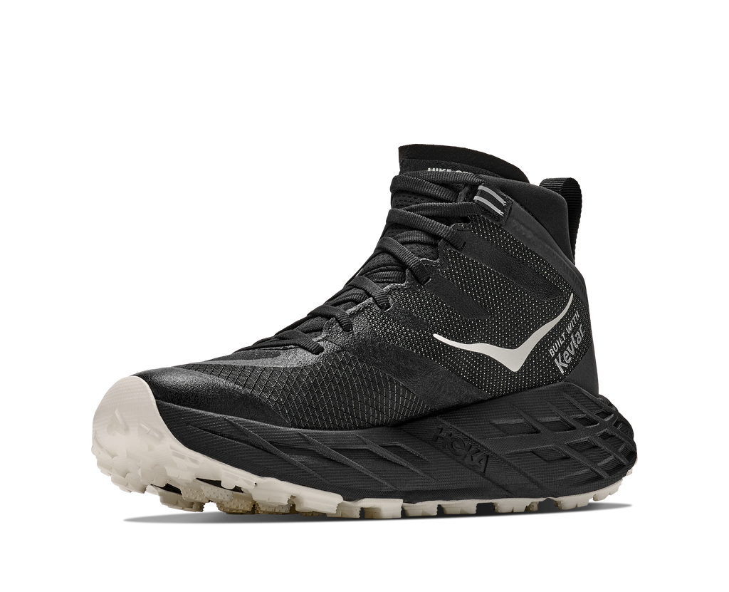 HOKA Speedgoat 7 Hike GTX Mujer Black / Alabaster — vista frontal