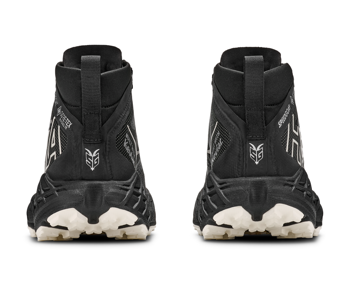HOKA Speedgoat 7 Hike GTX Mujer Black / Alabaster — vista superior