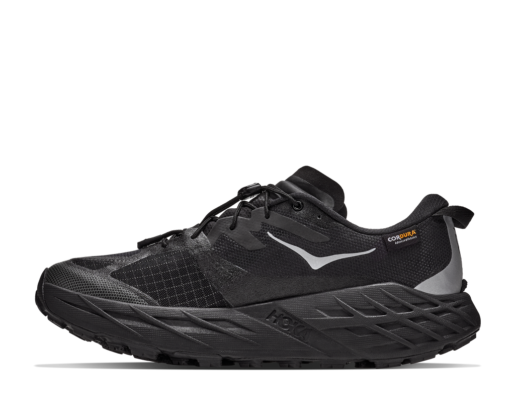 HOKA Speedgoat 7 GTX Hombre Black / Carbon Black — detalle