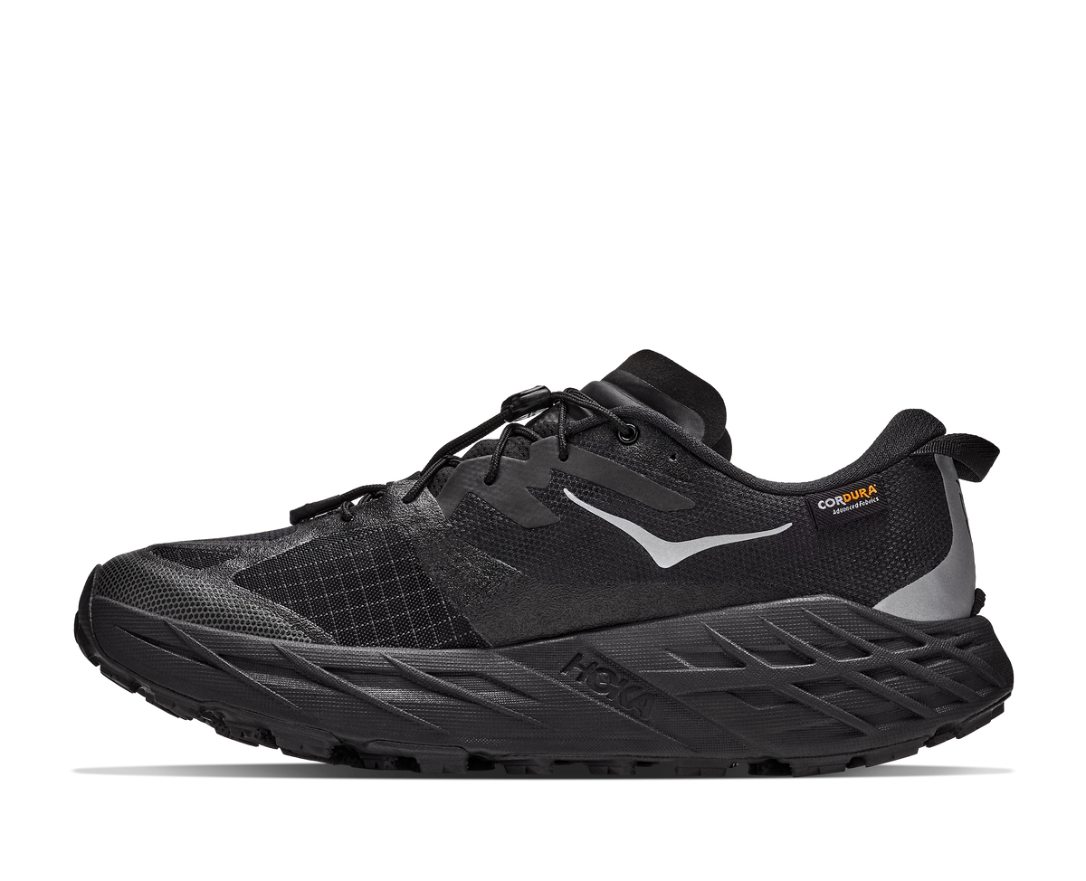 HOKA Speedgoat 7 GTX Hombre Black / Carbon Black — detalle