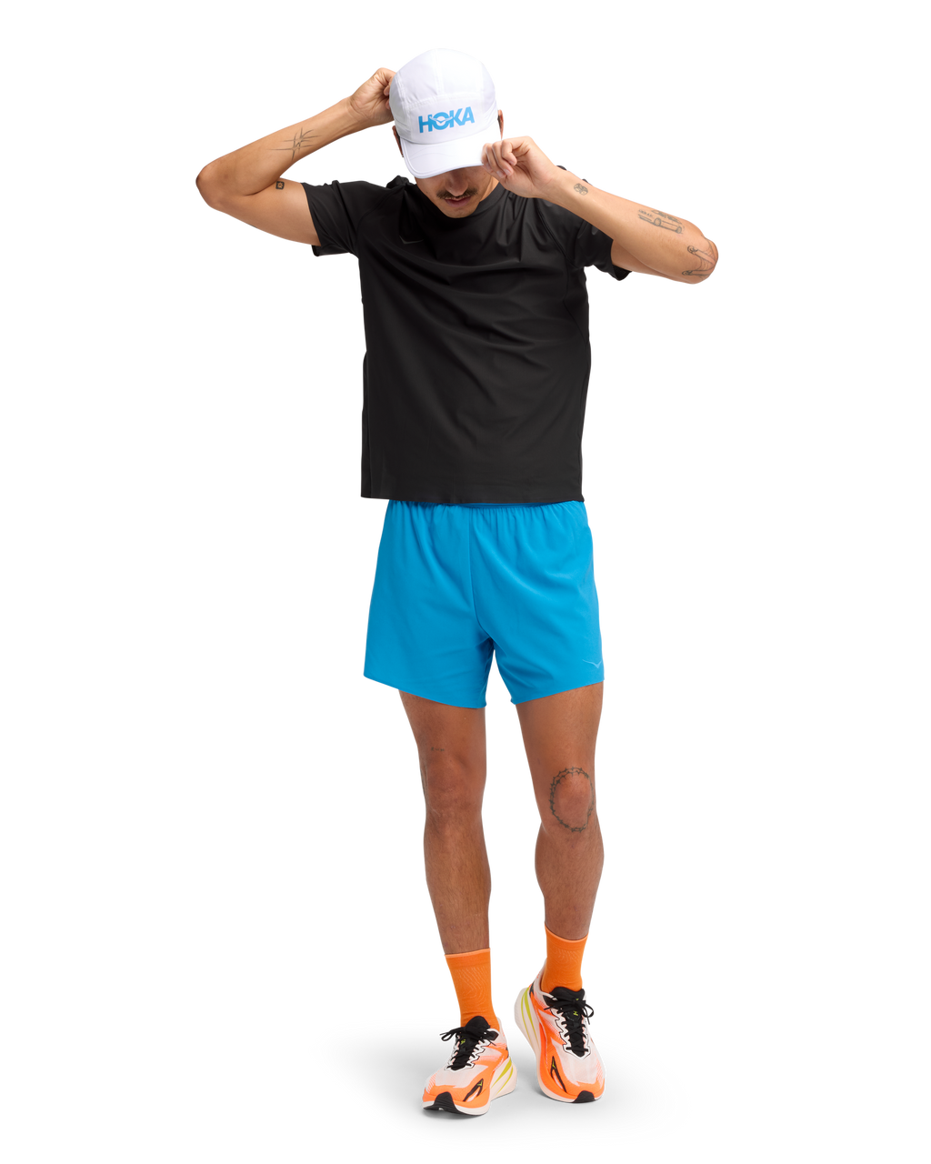 HOKA Glide 5 Short W/ Brief Hombre HOKA Blue — vista frontal
