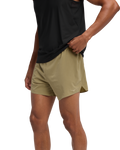 HOKA Glide 5 Short W/ Brief Hombre Wild Mushroom — vista lateral
