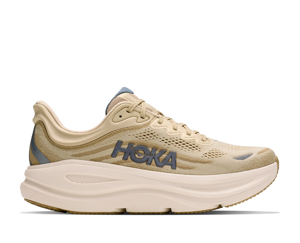 HOKA Bondi 9 GLM Hombre Barley Flour / Barley — vista lateral