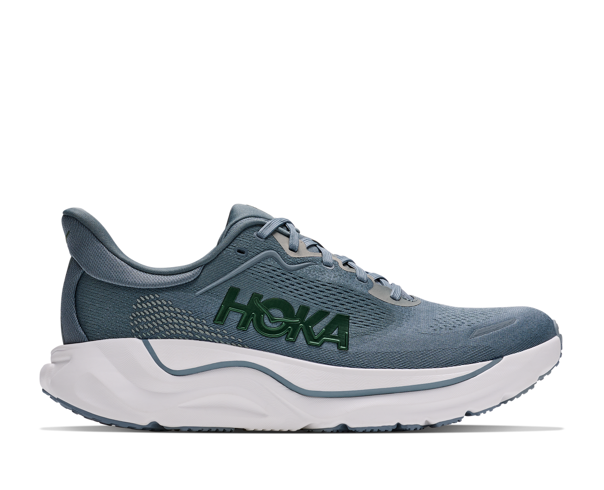 HOKA Arahi 9 GLM Hombre Washed Blue / Slate Blue — vista lateral