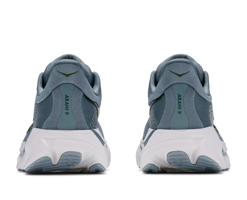 HOKA Arahi 9 GLM Hombre Washed Blue / Slate Blue — vista superior