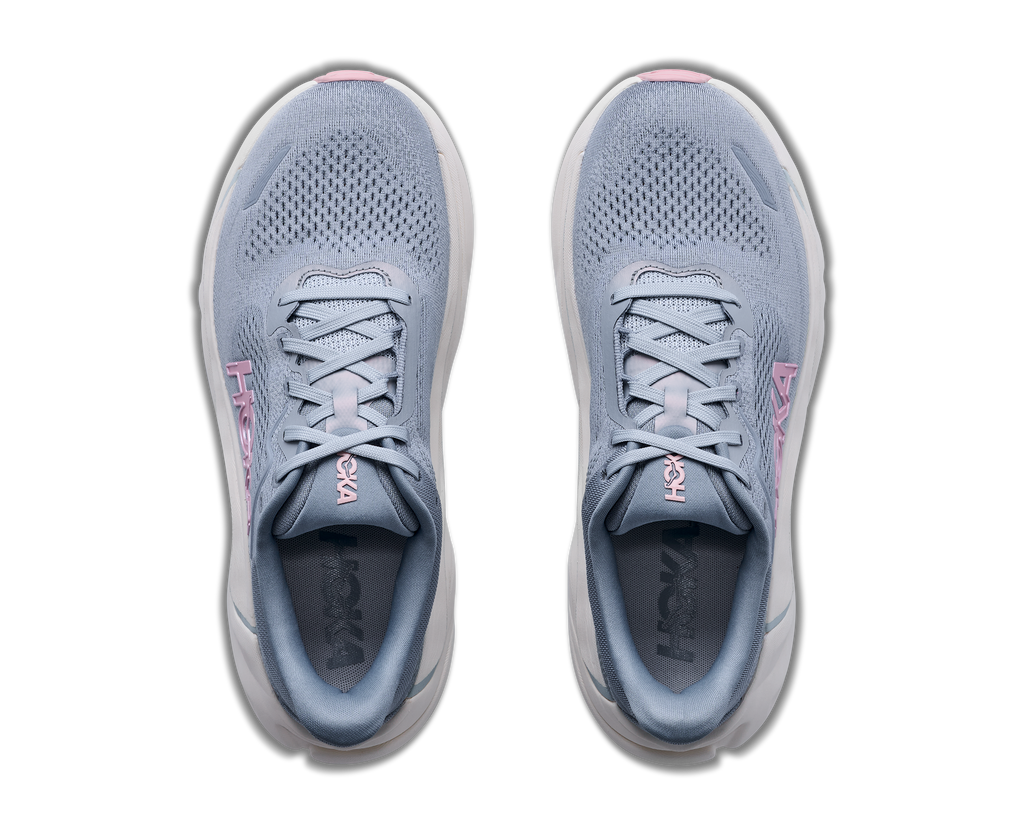 HOKA Arahi 9 GLM Mujer Mineral Blue / Washed Blue — vista medial