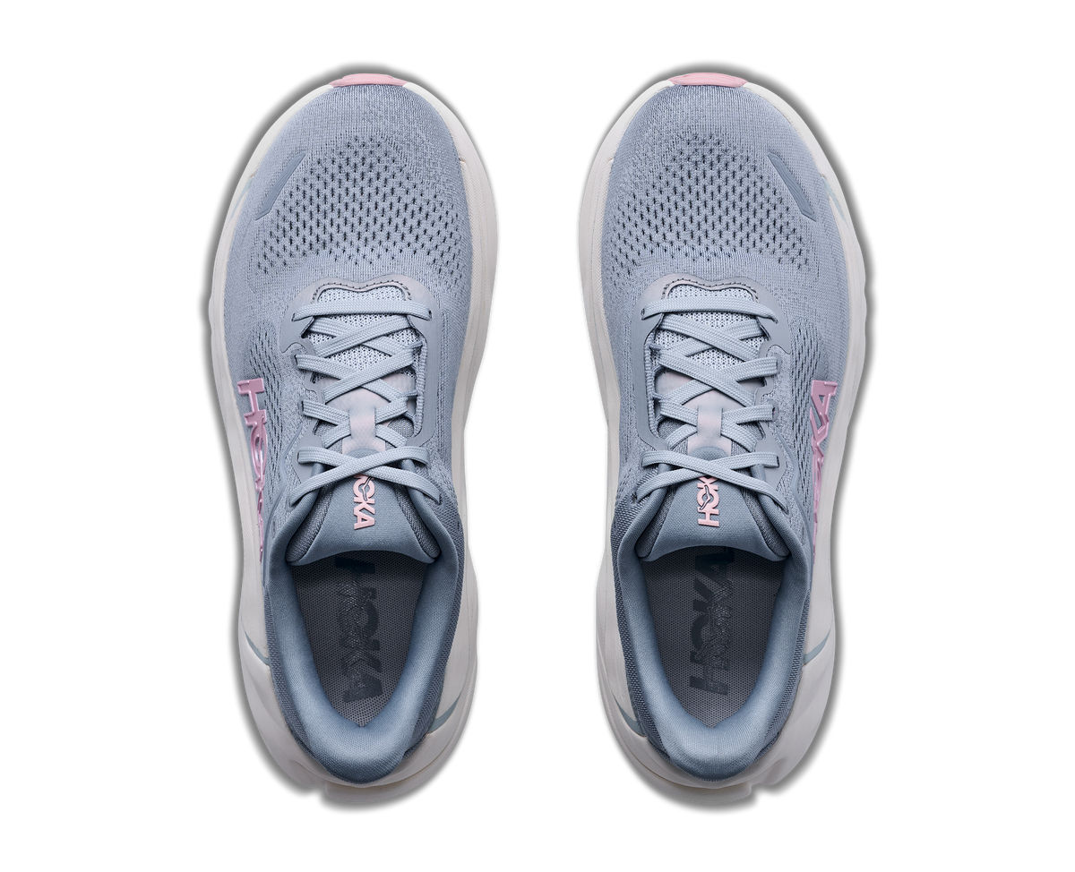 HOKA Arahi 9 GLM Mujer Mineral Blue / Washed Blue — vista medial