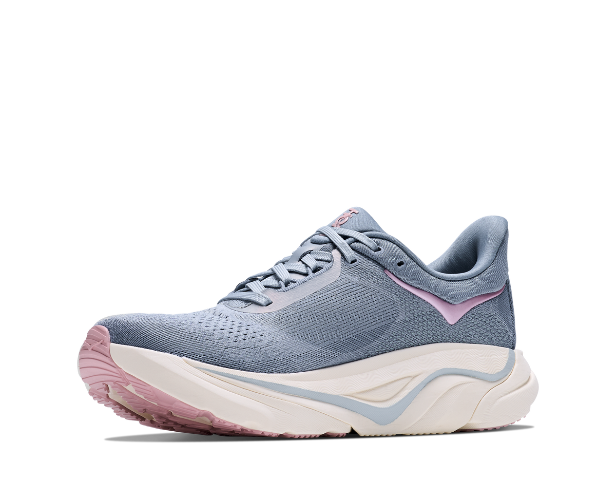 HOKA Arahi 9 GLM Mujer Mineral Blue / Washed Blue — vista frontal