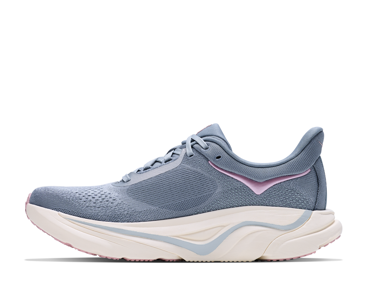 HOKA Arahi 9 GLM Mujer Mineral Blue / Washed Blue — detalle