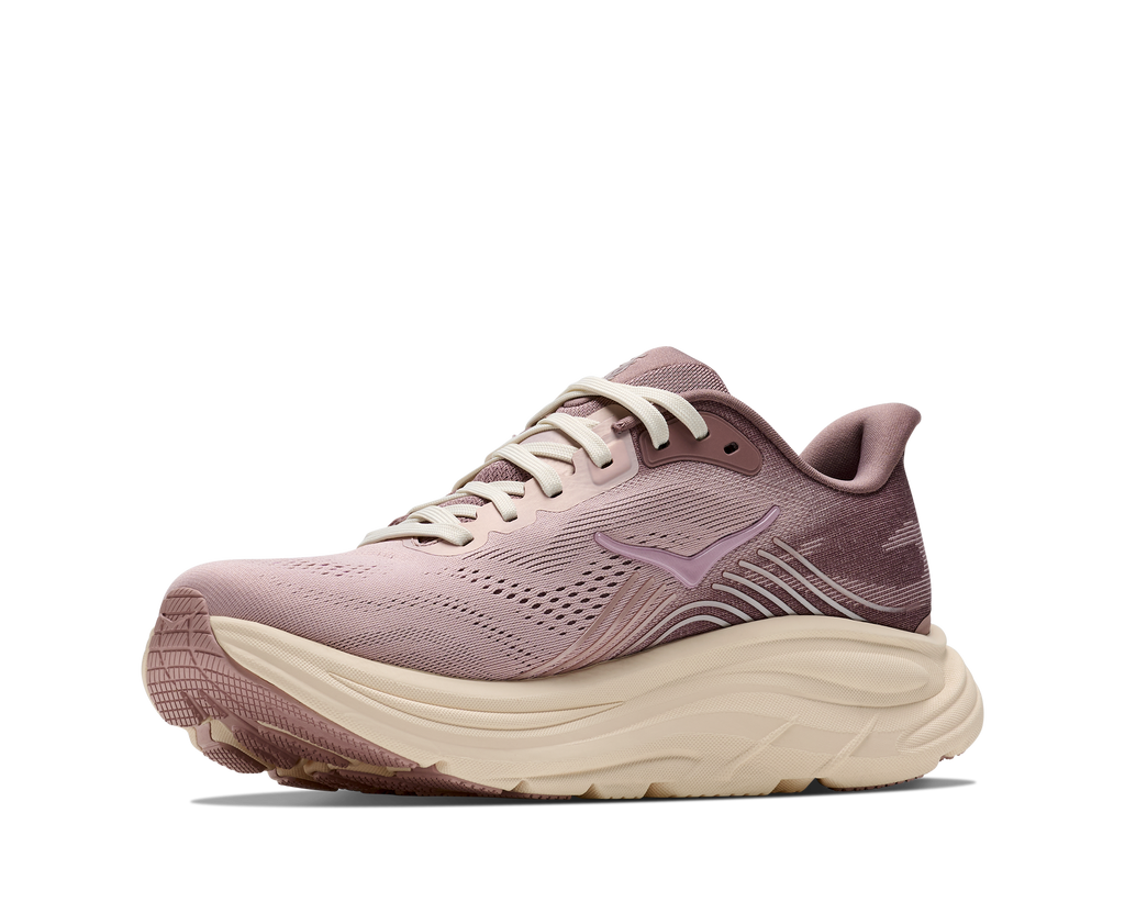 HOKA Clifton 11 GLM Mujer Pink Opal / Quartzite — vista frontal