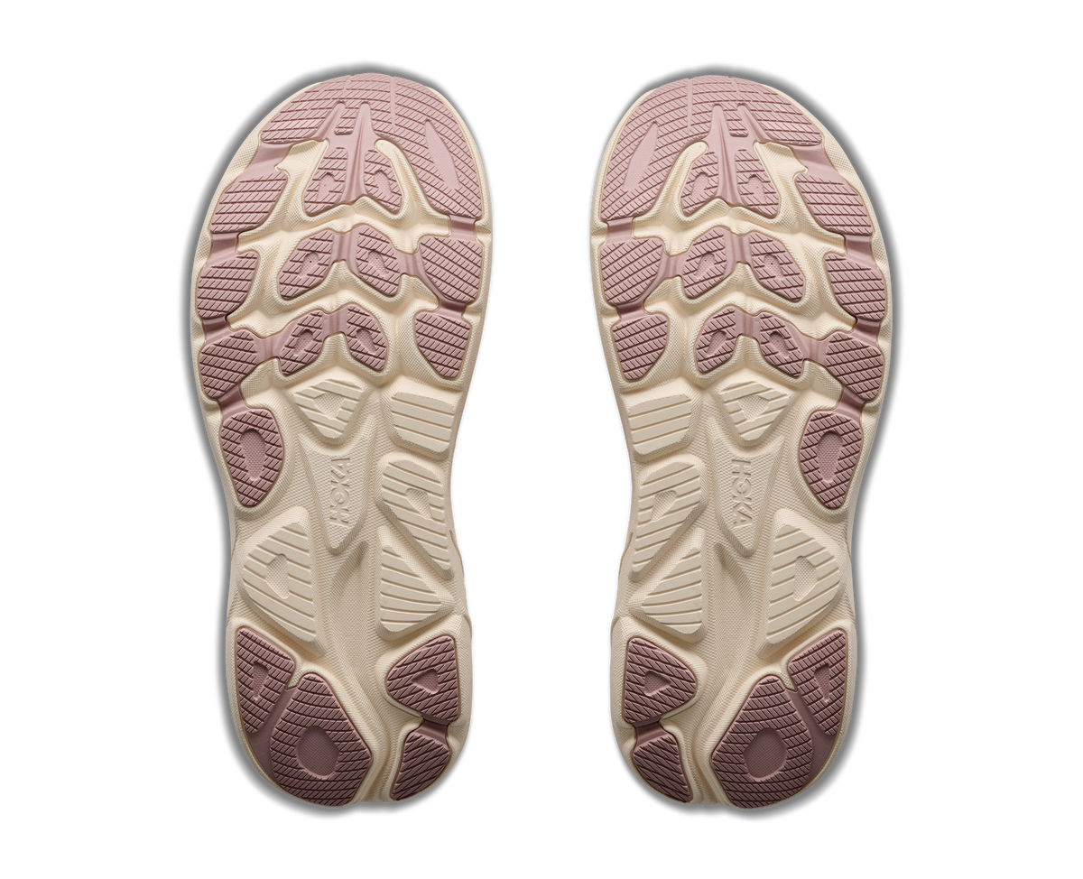 HOKA Clifton 11 GLM Mujer Pink Opal / Quartzite — suela