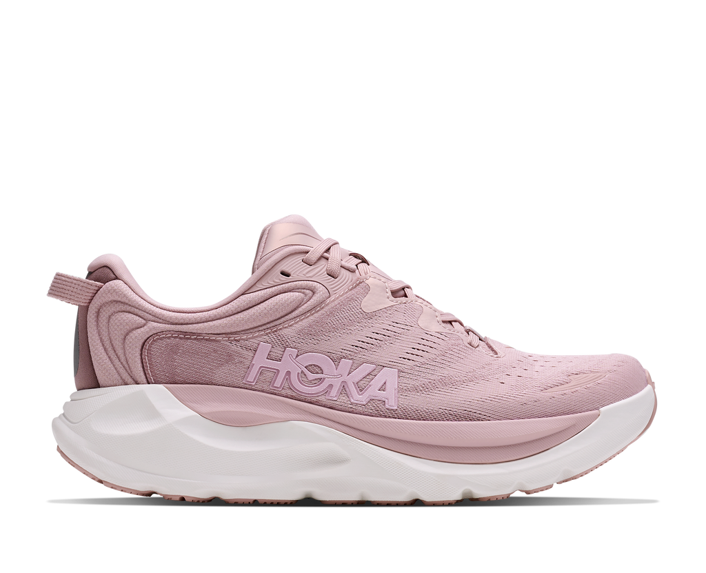 HOKA Gaviota 6 GLM Mujer Pink Opal / Quartzite — vista lateral