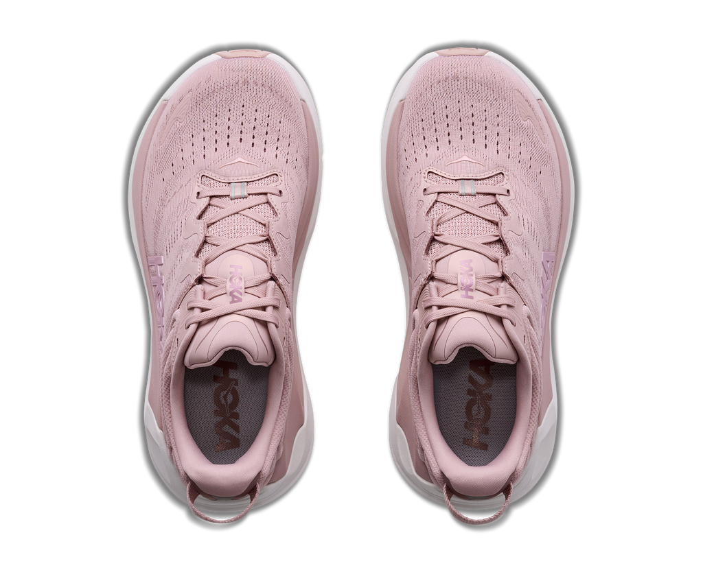 HOKA Gaviota 6 GLM Mujer Pink Opal / Quartzite — vista medial