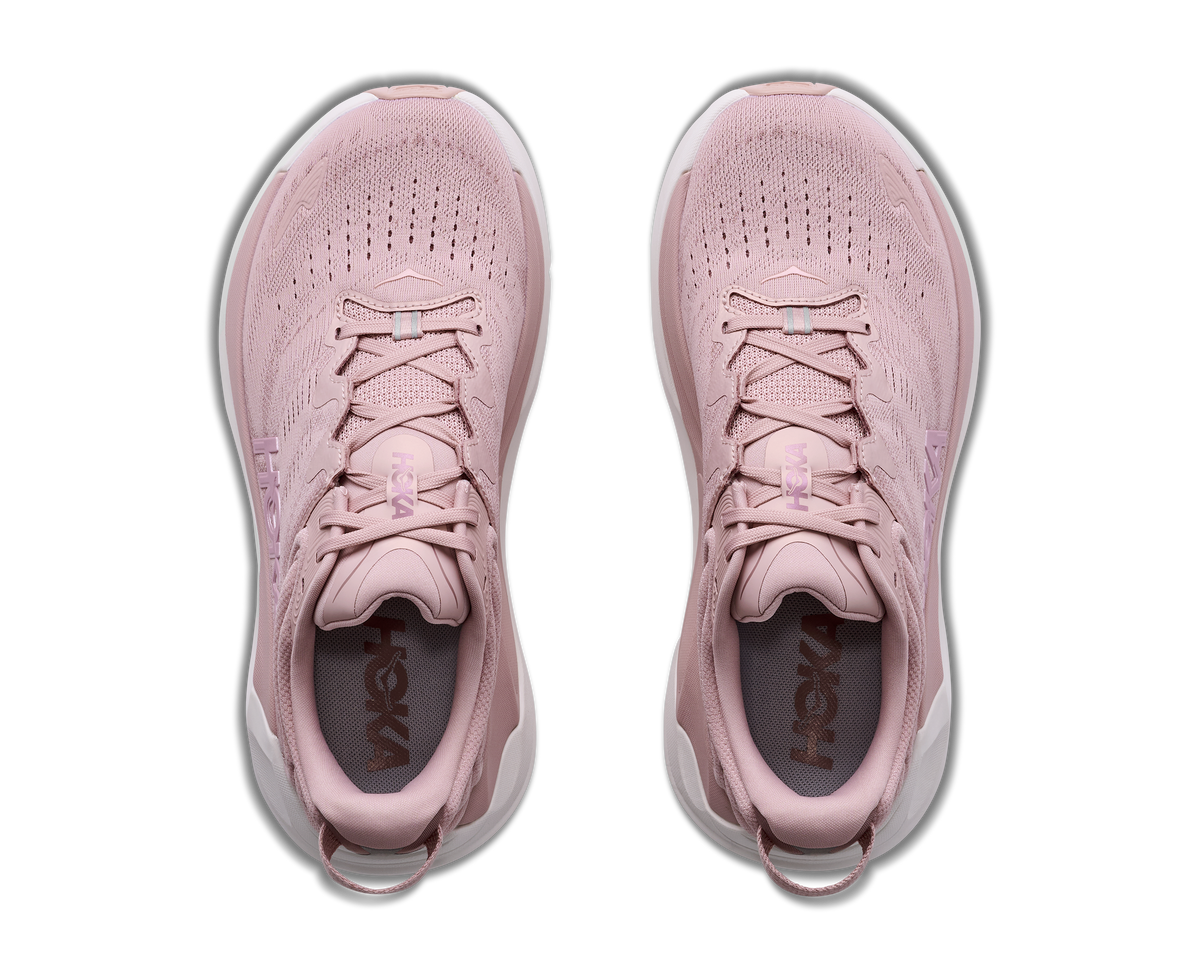 HOKA Gaviota 6 GLM Mujer Pink Opal / Quartzite — vista medial