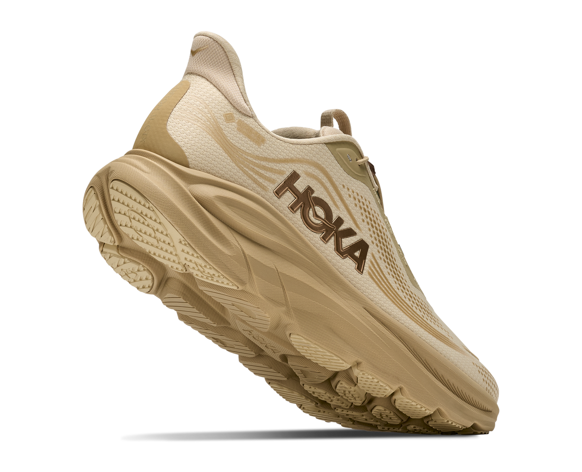 HOKA Clifton 11 GTX GLM Hombre Barley Flour / Barley — vista tres cuartos
