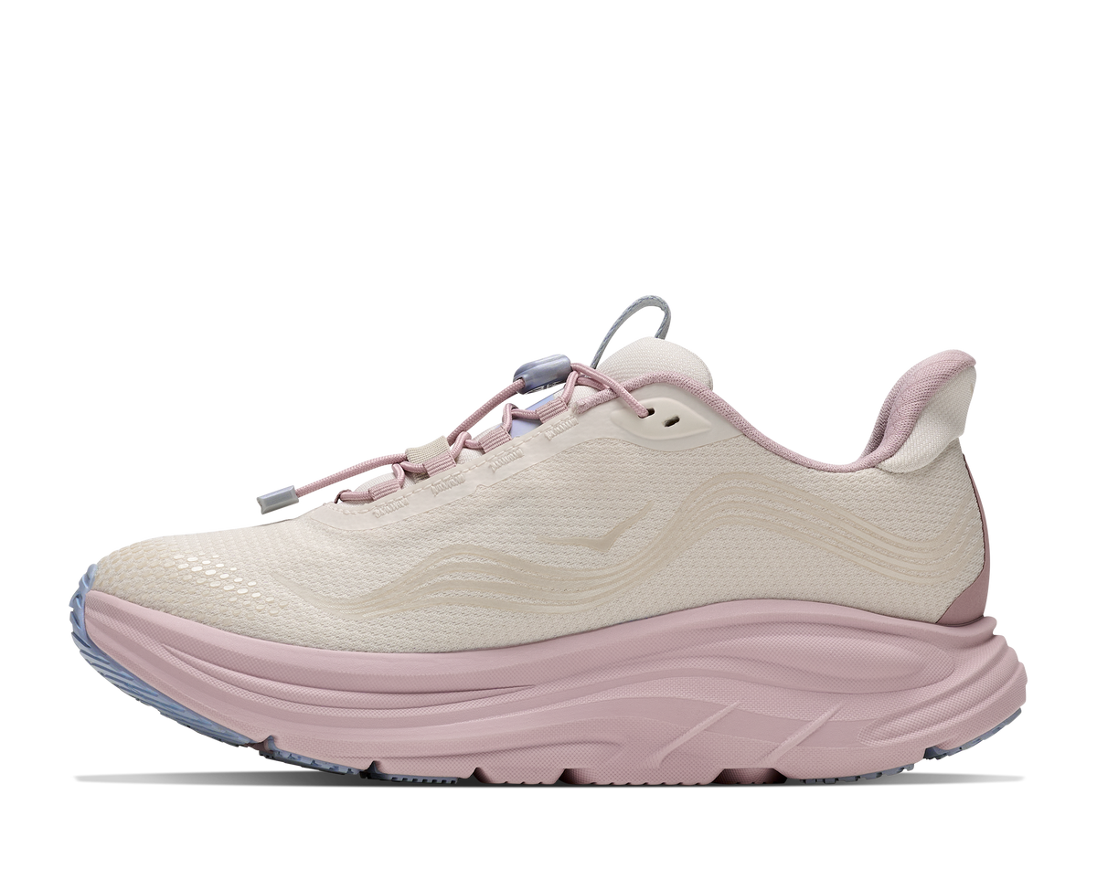 HOKA Clifton 11 GTX GLM Mujer Alabaster / Pink Opal — detalle