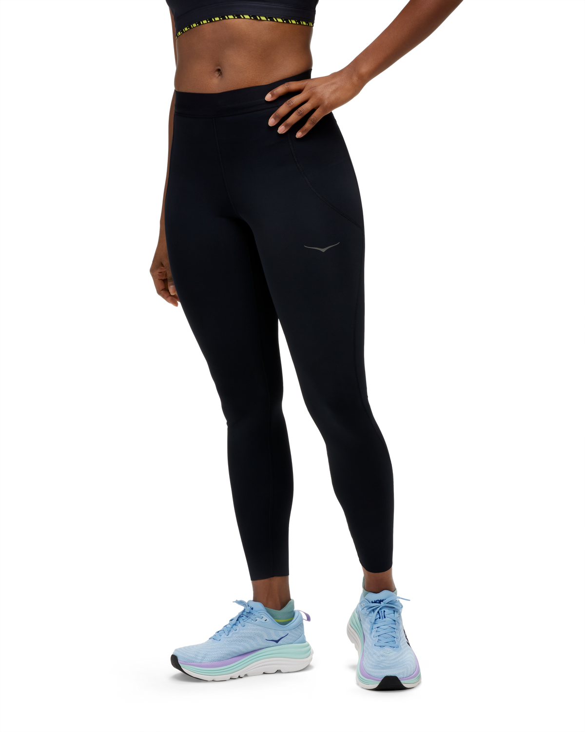 HOKA Novafly Run Tight 25'' Mujer Black — vista lateral